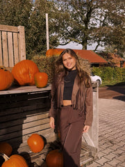 SUEDE FRANGLE JACKET