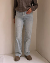 KIKI STRAIGHT LEG JEANS BLAUW