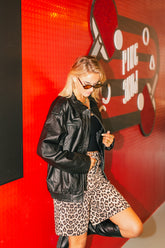 LEATHER JACKET BLACK