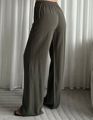 LINNENBROEK TALL KHAKI