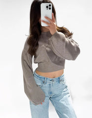 NARA SWEATER LIGHT TAUPE