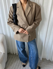 OVERSIZED BLAZER CAMEL