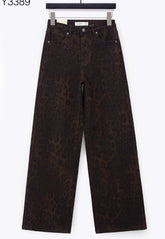 LEOPARD JEANS BRUIN