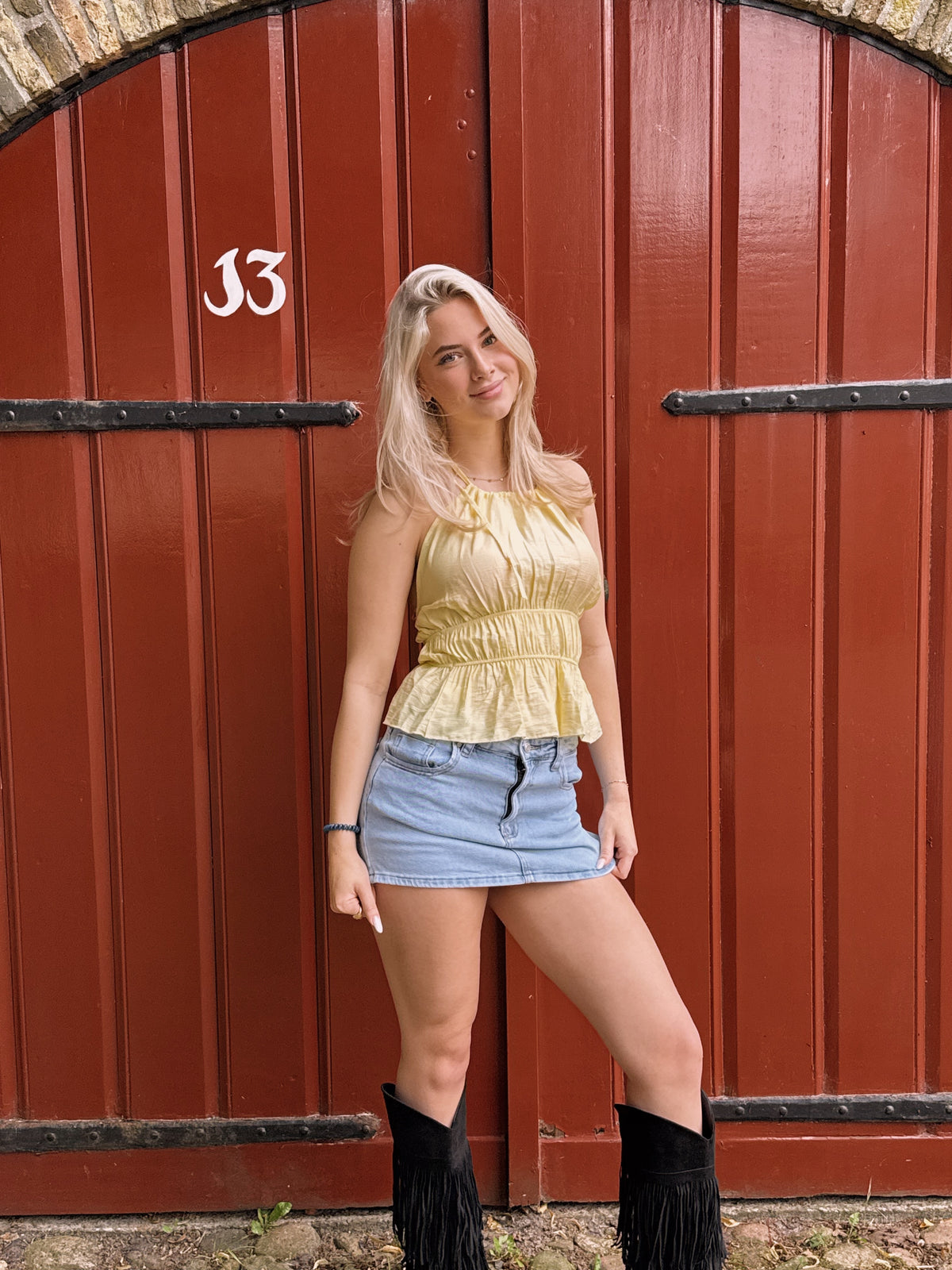 ISA TOP YELLOW