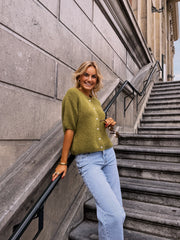FLOOR CARDIGAN GREEN
