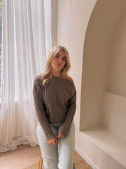 EMMA TOP TAUPE