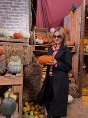 FLOOR TRENCHCOAT ZWART