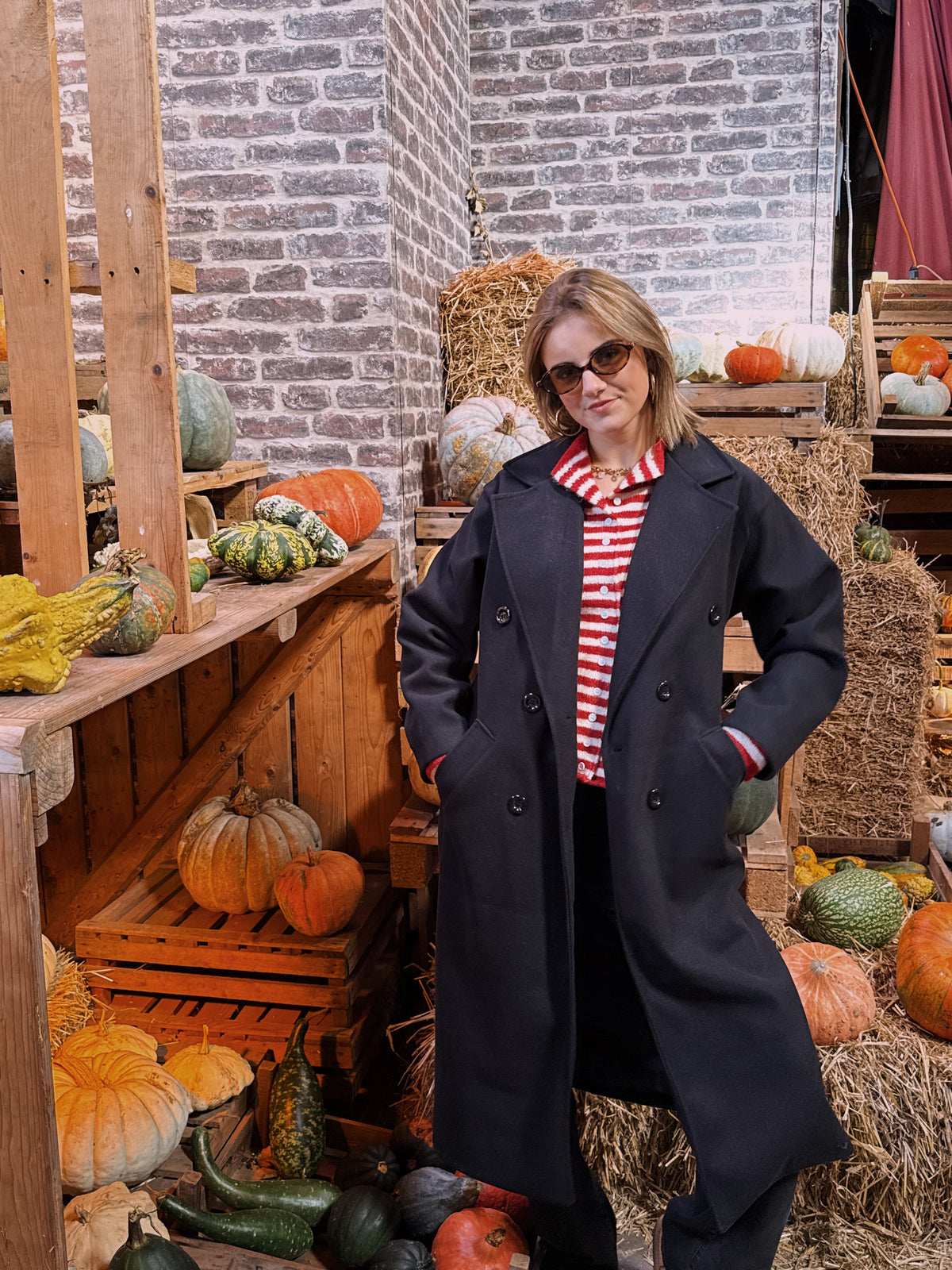 FLOOR TRENCHCOAT ZWART