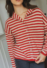LIES CARDIGAN RED